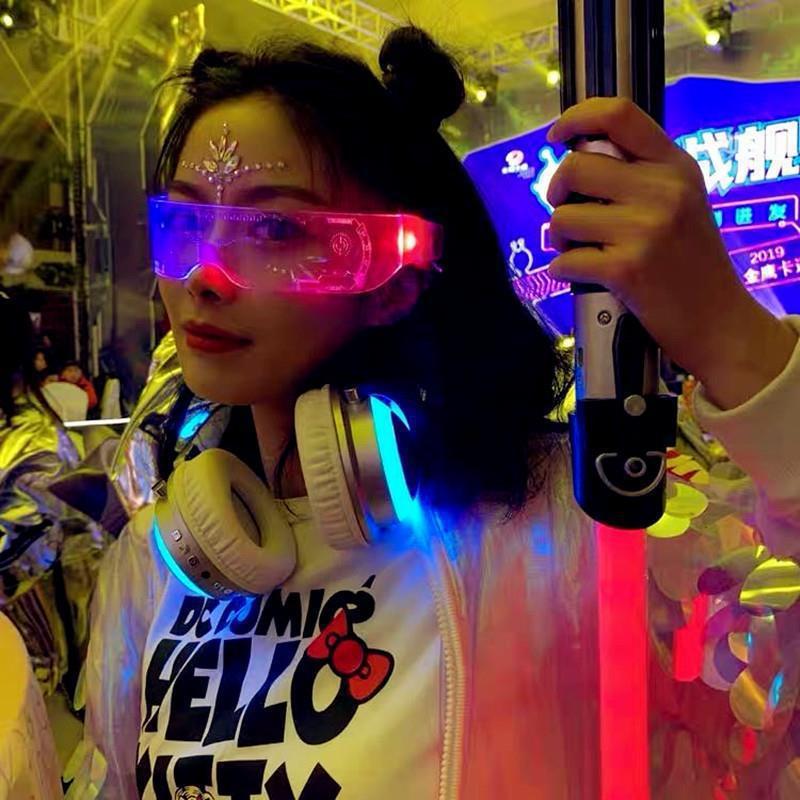 Colorful Flashing Sunglasses for Summer Parties
