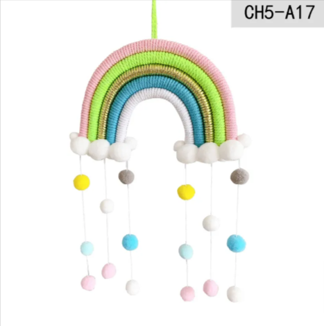 Woven Rainbow Hanging Decoration
