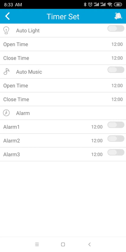 LED Music Ceiling Light with Remote Control (15.94in)